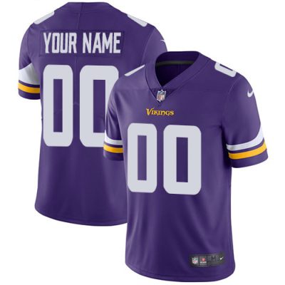 Nike Minnesota Vikings Customized Purple Team Color Stitched Vapor ...