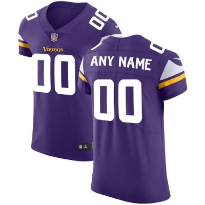Nike Minnesota Vikings Customized Purple Team Color Stitched Vapor ...